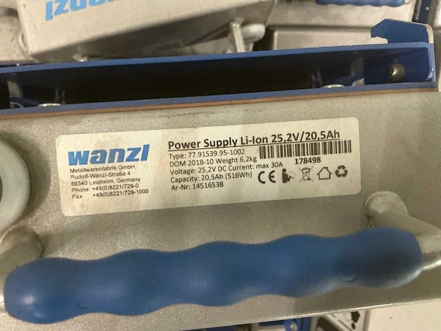 Wanzl lithium batterij (49x) - afbeelding 2 van  4