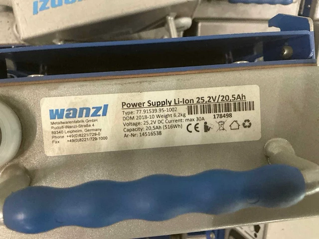 Wanzl lithium batterij (49x) - afbeelding 2 van  4