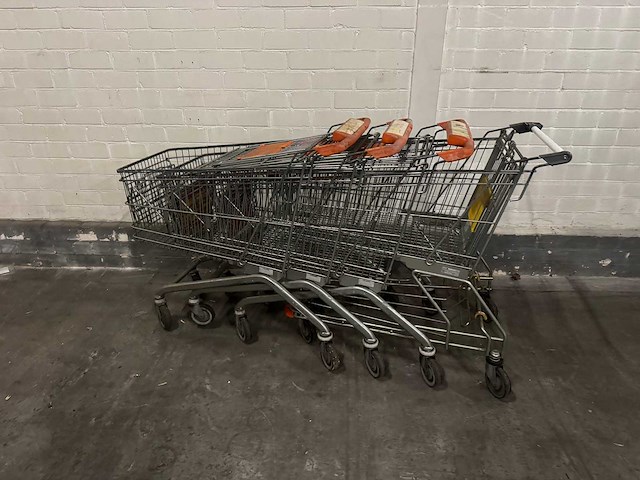 Wanzl winkelwagen (4x) - afbeelding 1 van  5