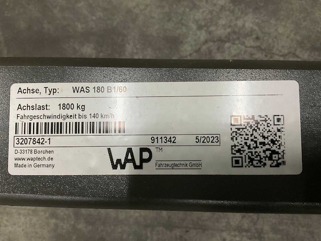 Wap tandem aanhangwagen onderdelen en accessoires (100x) - afbeelding 9 van  17