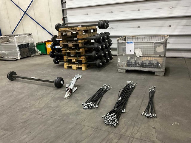 Wap tandem aanhangwagen onderdelen en accessoires (100x) - afbeelding 1 van  17