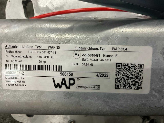 Wap tandem aanhangwagen onderdelen en accessoires (100x) - afbeelding 15 van  17