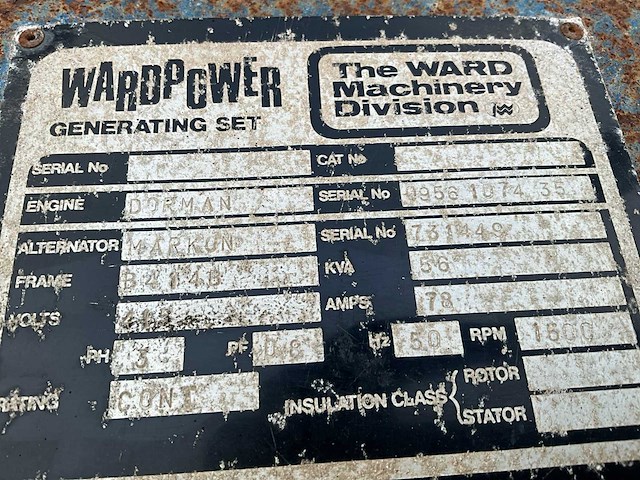 Wardpower b414b stroomgenerator - afbeelding 7 van  7