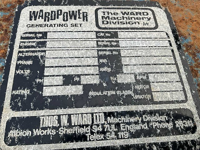 Wardpower b414b stroomgenerator - afbeelding 6 van  6