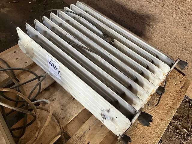 Warm - verrijdbare elektrische olieradiator - werkplaatskachel - elektrische kachel - afbeelding 1 van  6