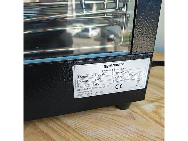 Warmhoud vitrine, ggm gastro, whvj3n - afbeelding 2 van  3
