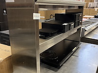 Warmhoudbrug met bonnenhouder 120x30x73 cm - afbeelding 1 van  5