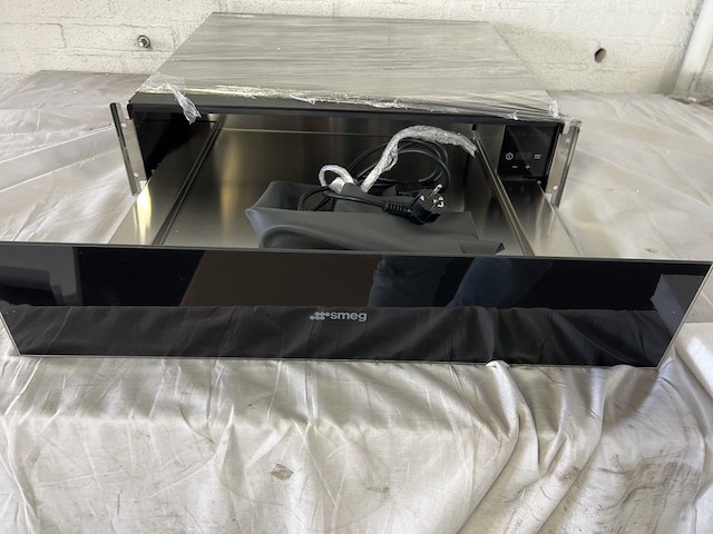 Warmhoudlade smeg, cpr115n, zwart - afbeelding 2 van  3