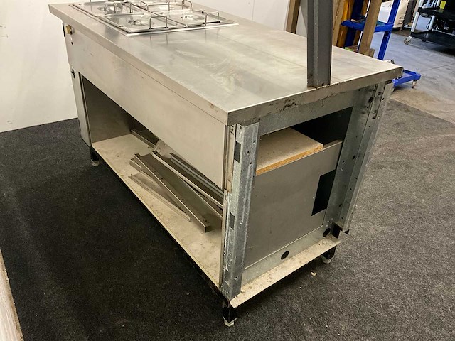 Warmhoudvitrine + bain marie - afbeelding 7 van  8