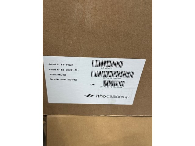 Warmte terugwin unit, hru/ apure flow d - afbeelding 4 van  4