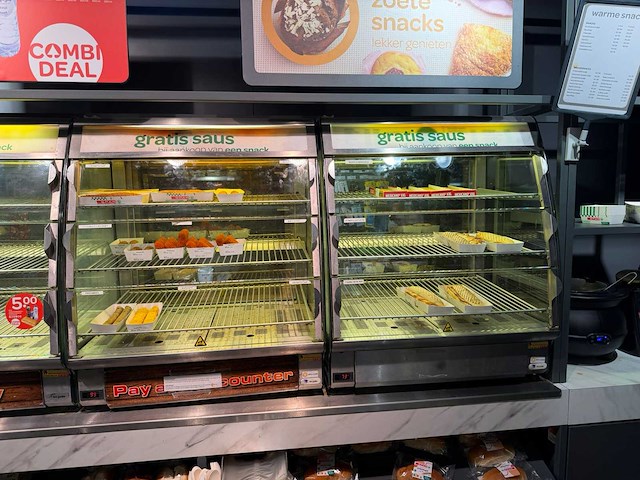 Warmte vitrine 3-lagen - afbeelding 1 van  1