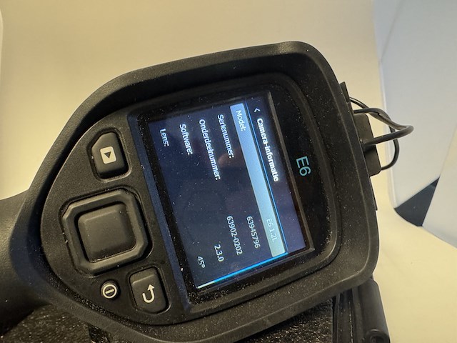 Warmtebeeldcamera flir, e6 s/n. 63945796 - afbeelding 3 van  11