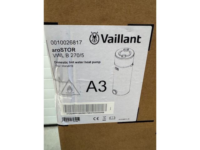 Warmtepomp boiler arostor vwl b 270/5 - afbeelding 3 van  7