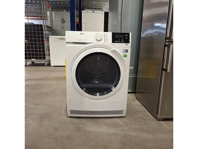 Warmtepomp droger 8.0 kg, aeg a+++, t8db84gw - afbeelding 1 van  10