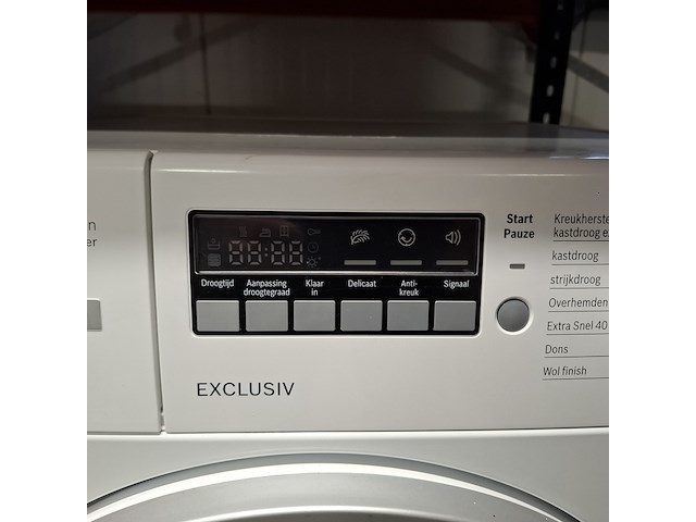 Warmtepomp droger 8.0 kg, bosch a++, wtw852s1 - afbeelding 4 van  9