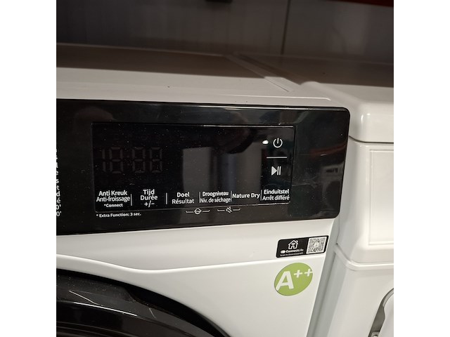 Warmtepomp droger 8.0 kg, hinsense demo model a++, dh3s802bw2 - afbeelding 5 van  9