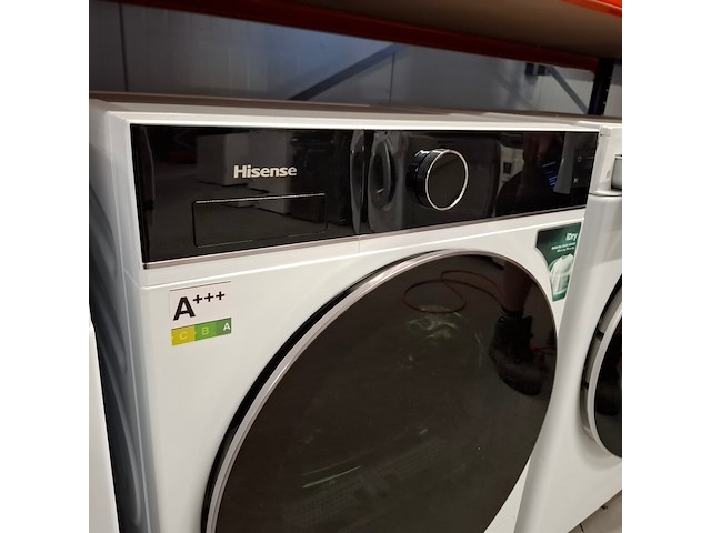 Warmtepomp droger 8.0 kg, hisense connect life a+++ demo, dh51804bwcd - afbeelding 2 van  8