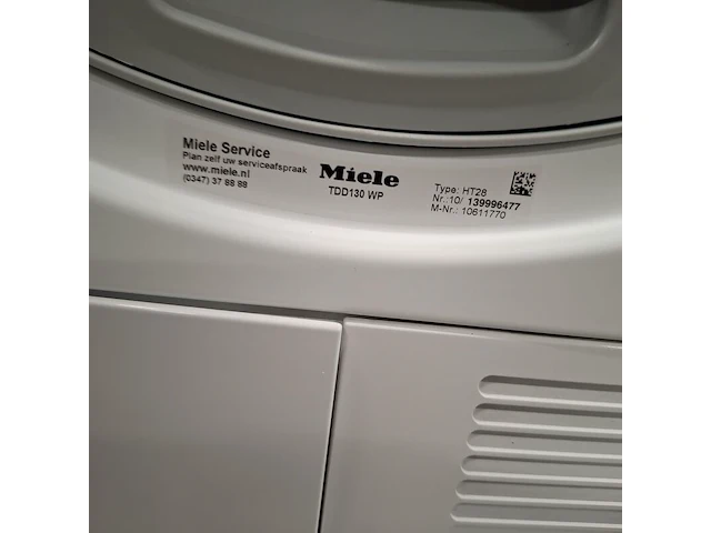 Warmtepomp droger 8.0 kg, miele a+++, tdd130wp - afbeelding 8 van  8