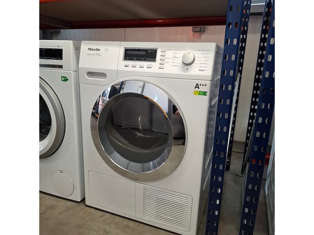 Warmtepomp droger 8.0 kg, miele eco a+++, tkl850wp - afbeelding 1 van  9