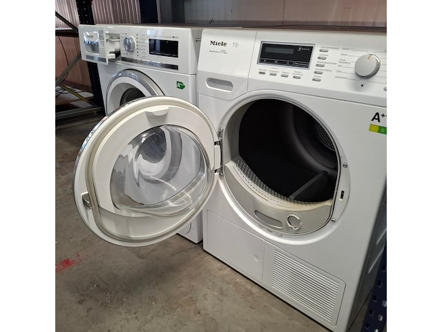 Warmtepomp droger 8.0 kg, miele eco a+++, tkl850wp - afbeelding 6 van  9