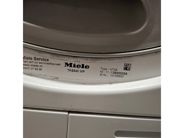 Warmtepomp droger 8.0 kg, miele eco t1, tkb540wp - afbeelding 8 van  9