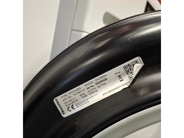 Warmtepomp droger 9.0 kg, hisense, sp22/4252 - afbeelding 8 van  9