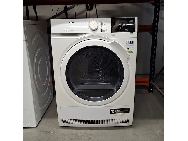 Warmtepomp droger, aeg, tc16h67hp | 8000 series | 8 kg, wit - afbeelding 1 van  9