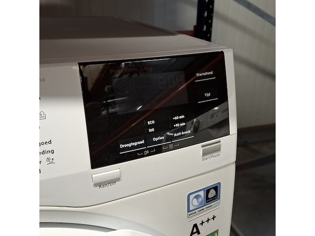 Warmtepomp droger, aeg, tc16h67hp | 8000 series | 8 kg, wit - afbeelding 6 van  9