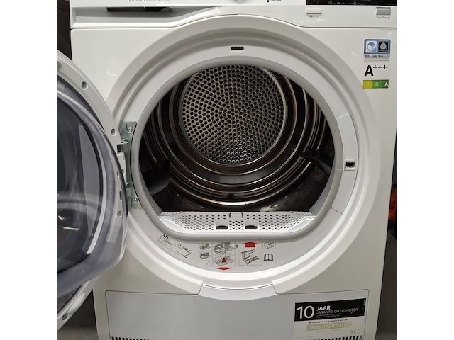 Warmtepomp droger, aeg, tc16h67hp | 8000 series | 8 kg, wit - afbeelding 7 van  9