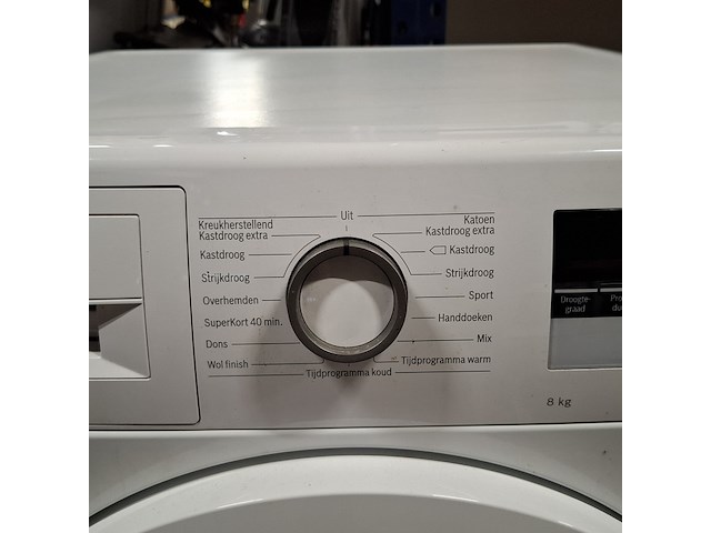 Warmtepomp droger, bosch, wth85v70nl - 8.0 kg a++ - afbeelding 7 van  10