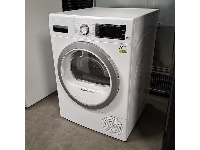 Warmtepomp droger, bosch, wtxh8m90nl | serie 8 | 9 kg | a+++ - afbeelding 1 van  9