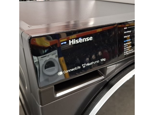 Warmtepomp droger, hinsense, dh5s102bb - demo 10 kg a+++, zwart - afbeelding 3 van  9