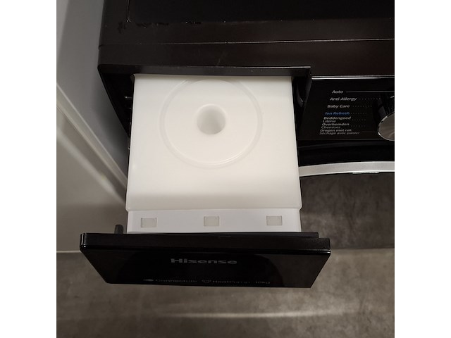 Warmtepomp droger, hinsense, dh5s102bb - demo 10 kg a+++, zwart - afbeelding 4 van  9