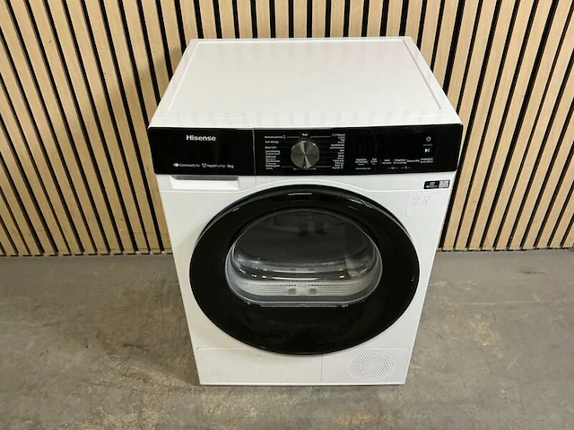 Warmtepomp droger hisense, dh3s802bw2, wit - afbeelding 2 van  6