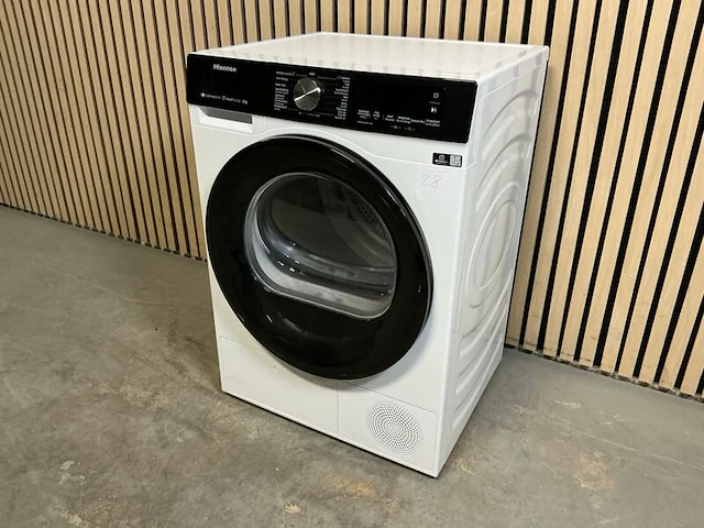 Warmtepomp droger hisense, dh3s802bw2, wit - afbeelding 3 van  6
