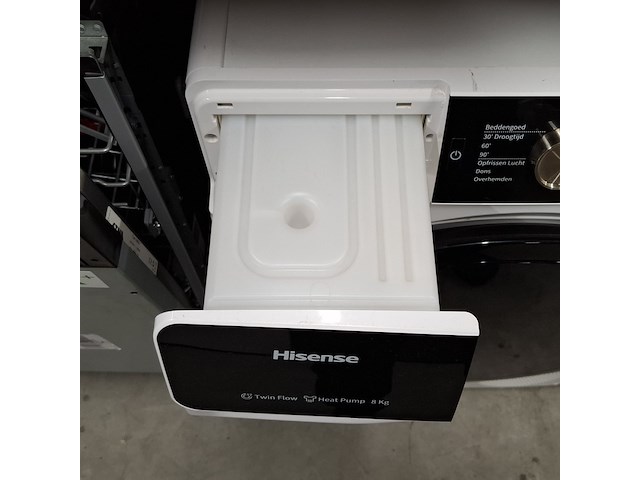 Warmtepomp droger, hisense, sp15338 | 8 kg | a+++ - afbeelding 5 van  9