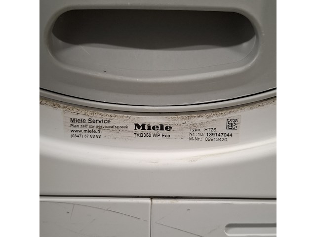 Warmtepomp droger, miele, tkb350wp | t1 | 8 kg | a+, wit - afbeelding 2 van  10