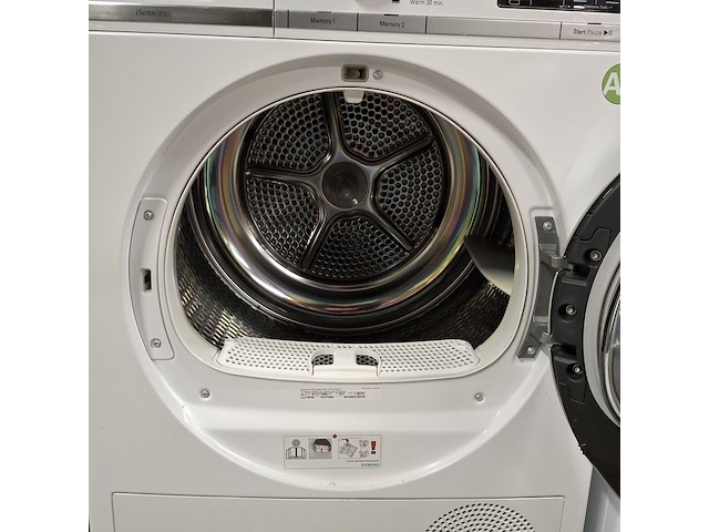 Warmtepomp droger, siemens, wt47y700nl - 9.0 kg a++ - afbeelding 7 van  9