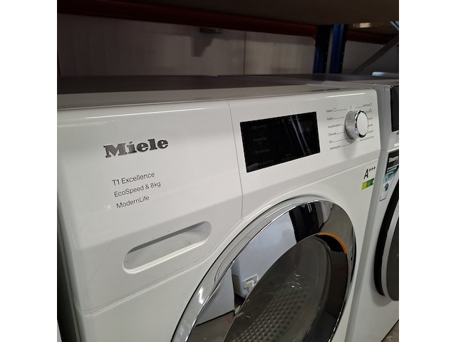 Warmtepomp droger t1 8.0 kg, miele a+++, ht30w, wit, 2023 - afbeelding 3 van  10