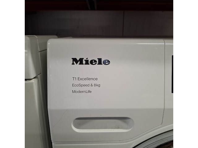 Warmtepomp droger t1 8.0 kg, miele a+++, ht30w, wit, 2023 - afbeelding 4 van  10