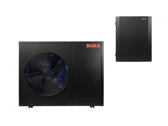 Warmtepomp, durawell, split unit 5 tot 7 kw, zwart - afbeelding 1 van  1