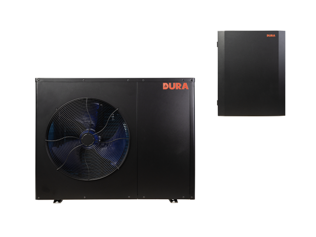 Warmtepomp, durawell, split unit 5 tot 7 kw, zwart - afbeelding 1 van  1