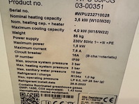 Warmtepomp met spider thermostaat itho daalderop, wpu 35i-5g, , water/water - afbeelding 7 van  8