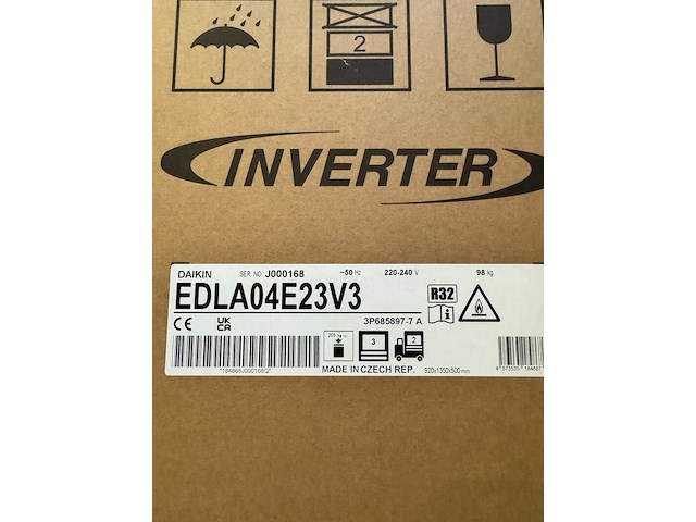Warmtepomp monobloc, daikin, edla04e23v3, wit - afbeelding 3 van  4
