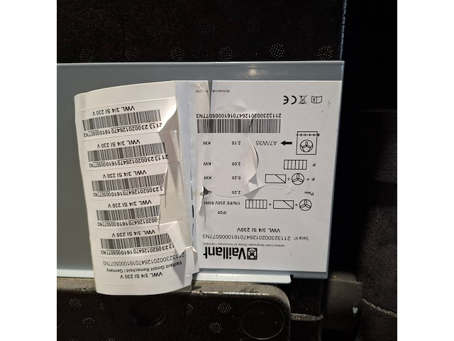 Warmtepomp, vaillant, vxl 3/4 si - afbeelding 7 van  8