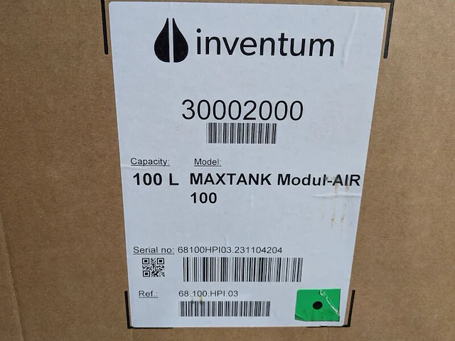 Warmtepompboiler, inventum, maxtank modul-air 100 - afbeelding 2 van  6