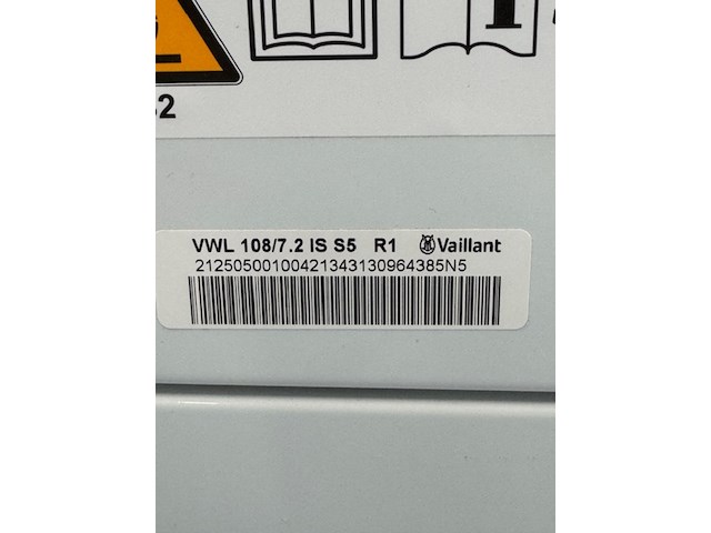 Warmtepompboiler, vaillant, unitowerpure - afbeelding 3 van  7