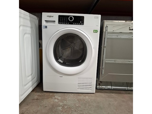 Warmtepompdroger 8.0 kg, whirlpool a++, stu82eu - afbeelding 1 van  9