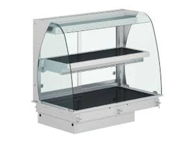 Warmtevitrine, inoxfera, vvc6-4, rvs / glas, 2024 - afbeelding 1 van  4