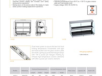 Warmtevitrine, inoxfera, vvc6-4, rvs / glas, 2024 - afbeelding 3 van  4